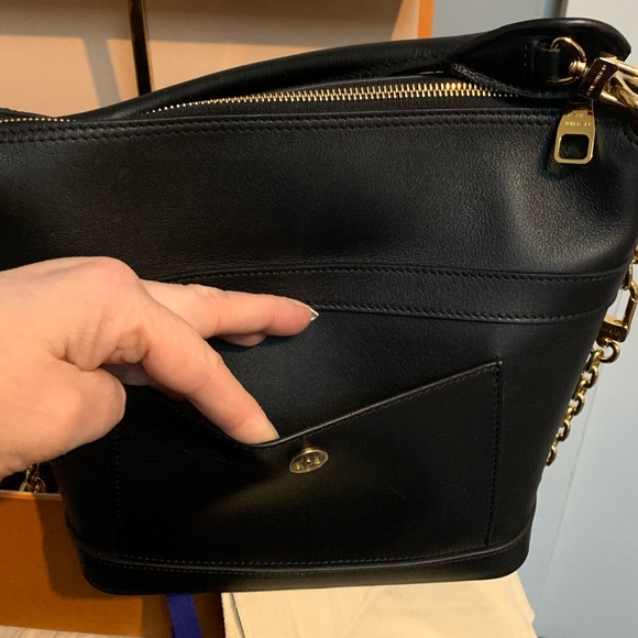 ❌SOLD❌2021 authentic Louis Vuitton Cruiser PM black calfskin leather two way bag - Picture 10 of 16